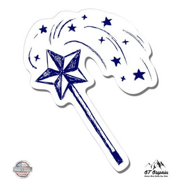 Magic Wand - 12" Vinyl Sticker Waterproof Decal
