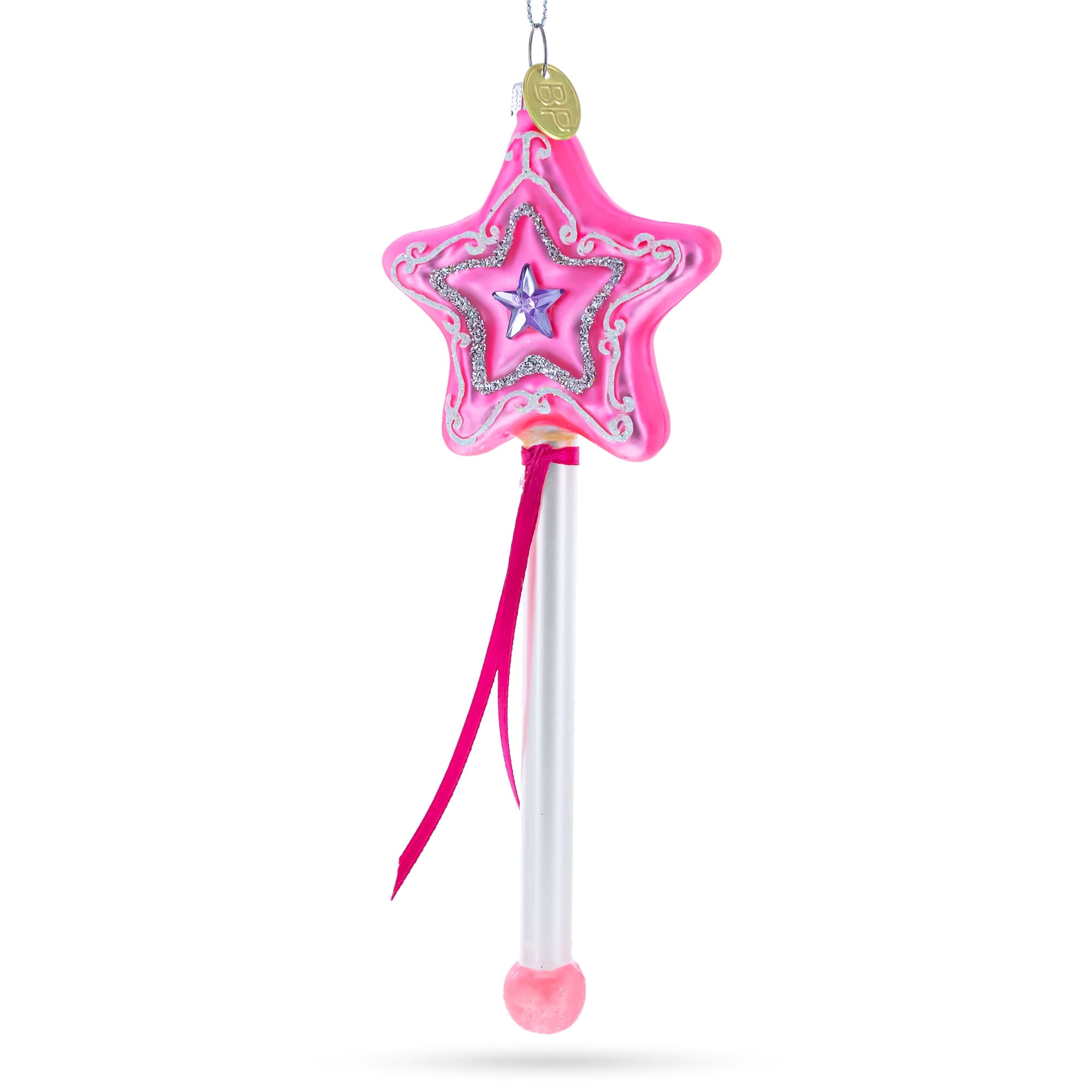 Magic Wand Blown Glass Christmas Ornament - Walmart.com
