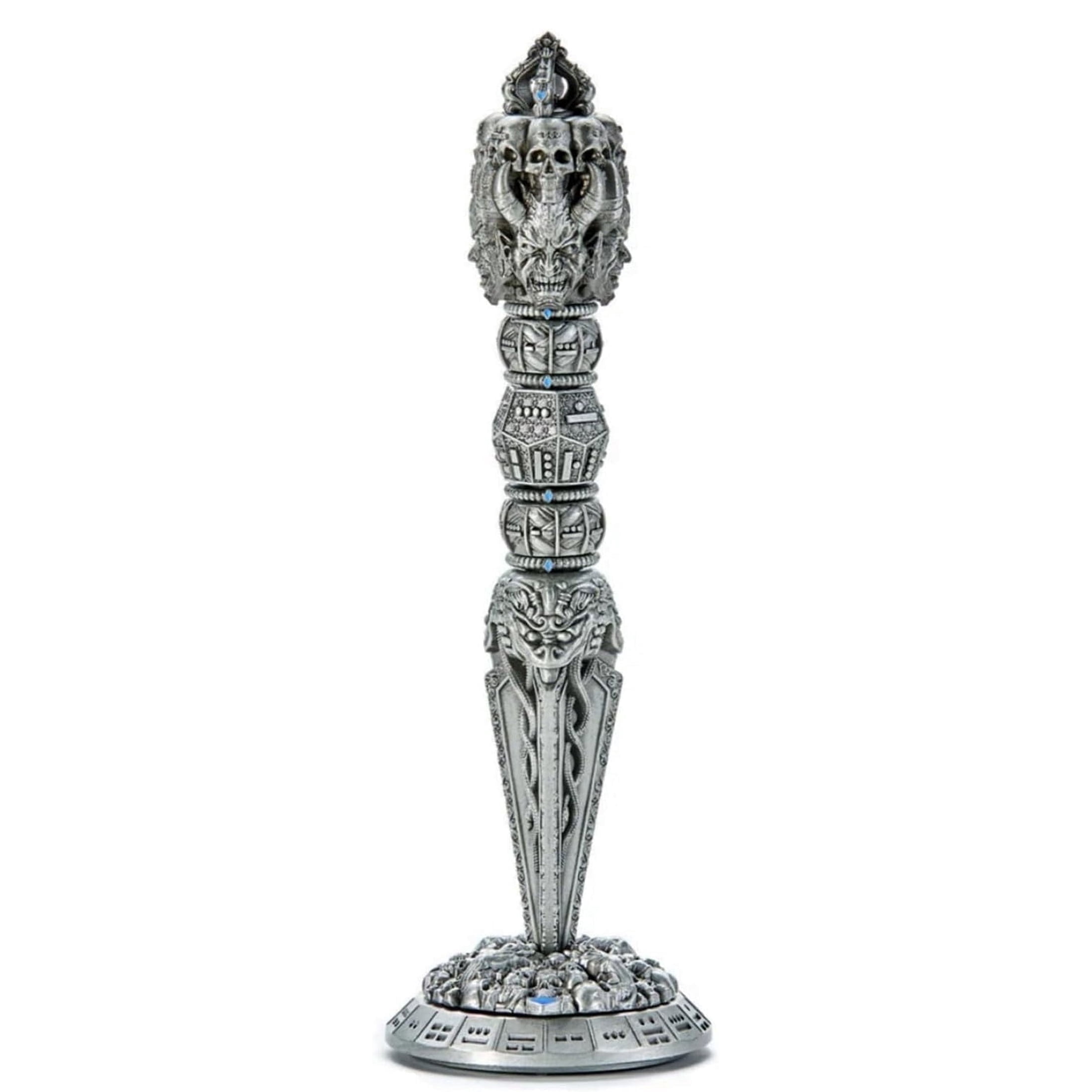 Unique Dice Spinner Skull Dice Tower Roulette Mechanical Metal Dice Set for Role Playing Games,Adult