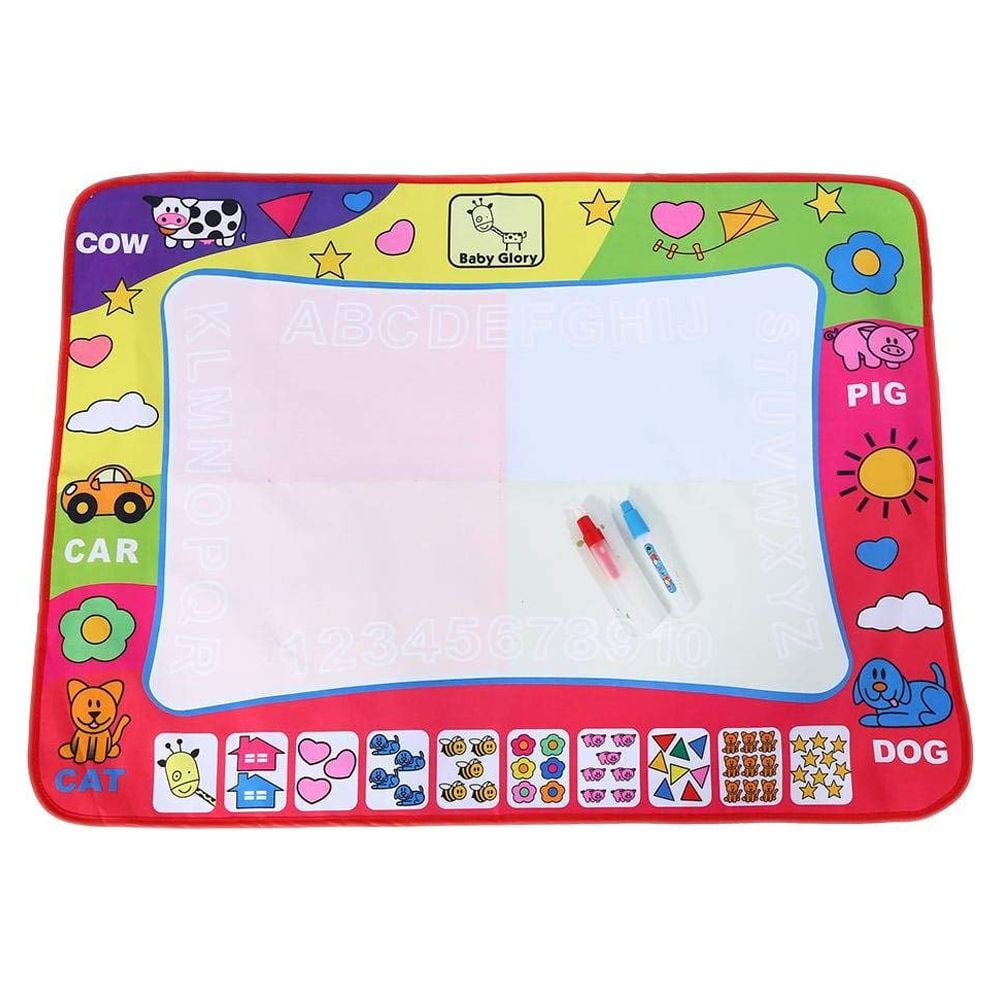 Aqua Magic Mat - 40 x 28 Inches Large Water Drawing Doodling Mat, Painting Writing Doodle Board Coloring Mat Bring Magic Pens Kids Toddlers