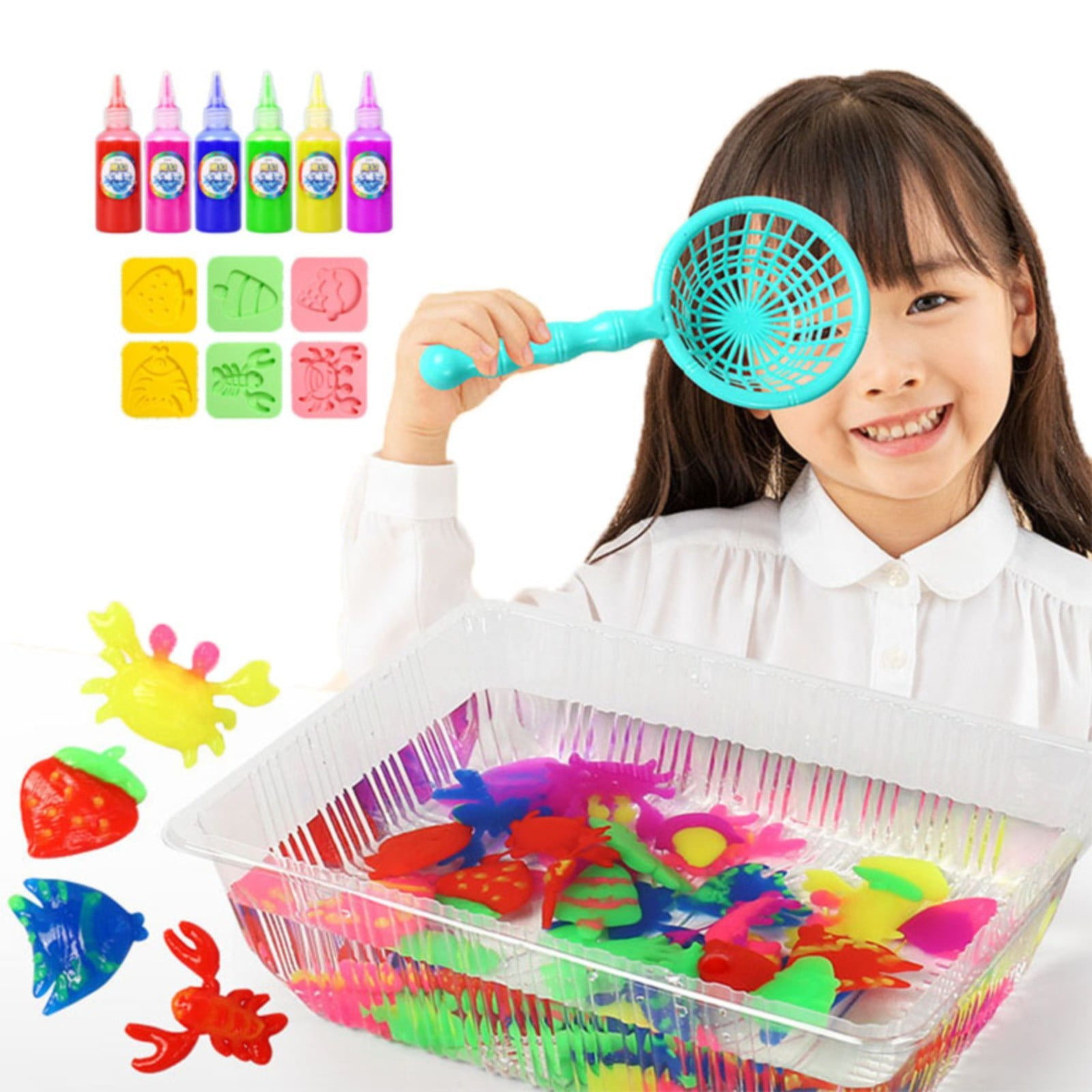 JOPSHEEN 18 Farben Magic Water Elf Kit - DIY Aqua Fairy Gel Bastelset Für Kinder