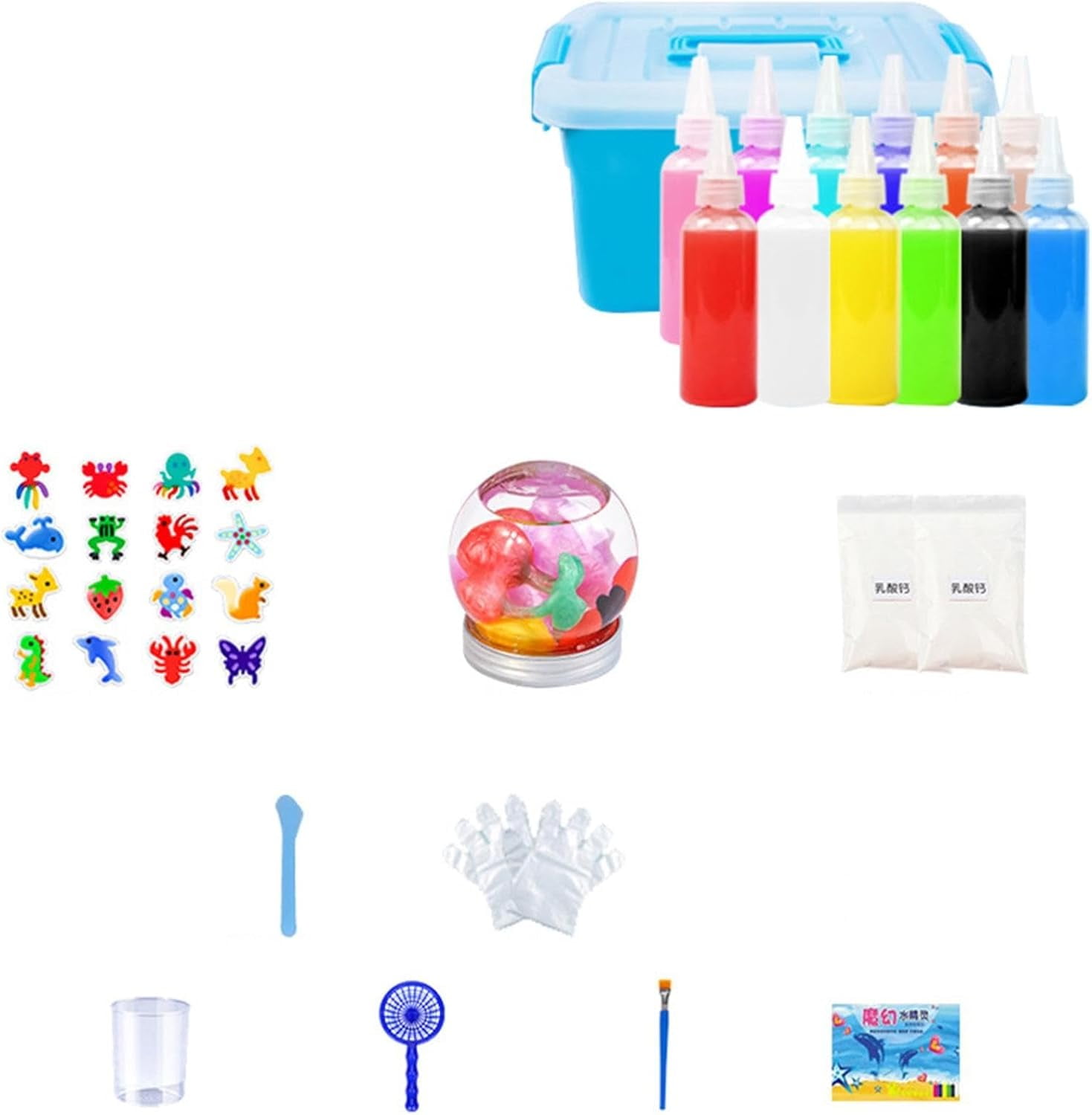 HILKKET Water Fairy Magic Set - 12 Farben Aqua Gelz DIY Bastelset Für Kinder