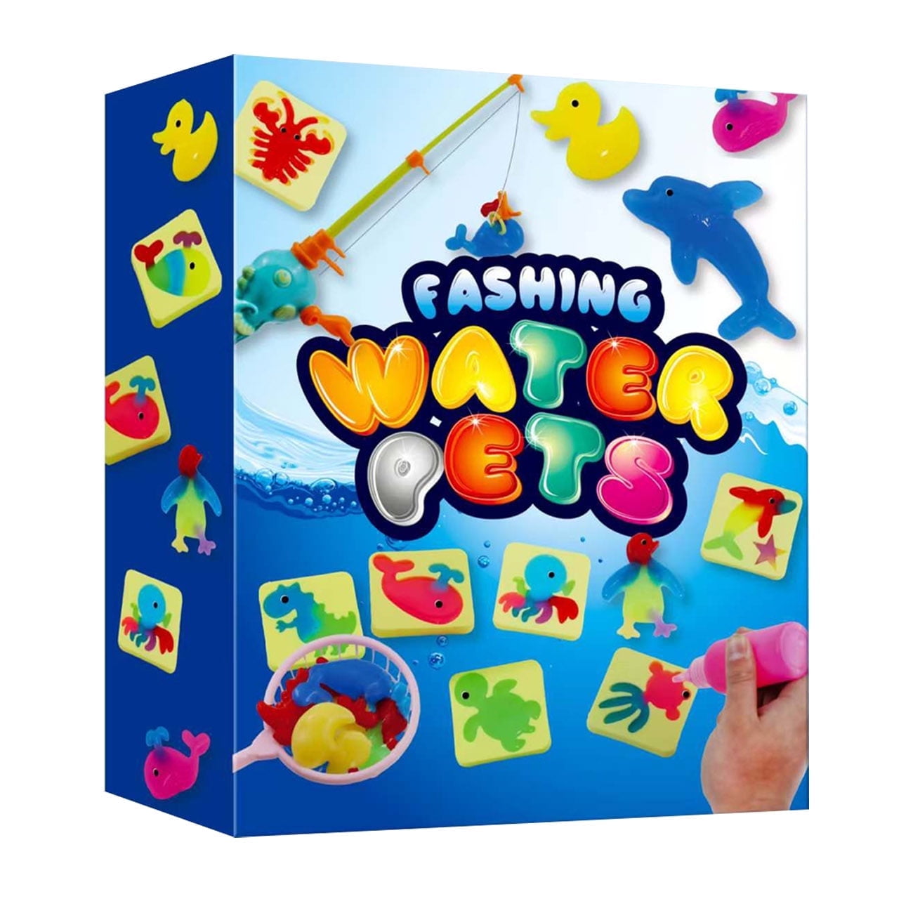 Magic Water Elf Toy Kit, Magic Water Gel Kit, Water Elf Kit With 6 Glow Colors And 6 Molds, Christmas Gifts, Birthday Gifts, Party Favors, Arts & Crafts Diy Stem For Kids.