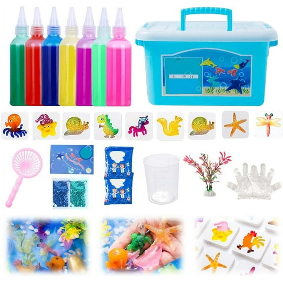 Magic Water Gel Toy Kit, 2026 New Aqua Fairy Water Gel Kit, Handmade Magic Fairy Waters Gels Set, DIY Magics Waters Gels Kits, Christmas Birthday Gifts Crafts Art DIY Kits