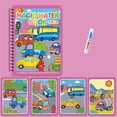 thumbnail image 1 of Magic Water Reveal Coloring Set Reusable Kit for s Creative Art Activity Travel Friendly Washable Doodle Toy Educational Gift, 1 of 6