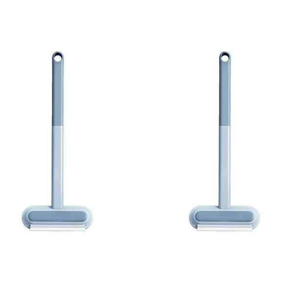 Magic Window Screen Cleaner Brush,4 in 1 Window Screen Cleaner Brush with Handle, Pet Hair Remover,Suitable for Window Washer Squeegee Kit, Window Track Or Seal Cleaning Tools