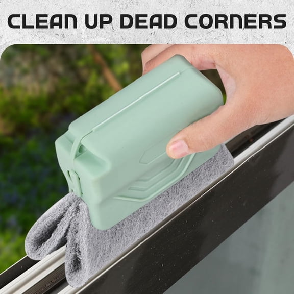 Magic Window Track Cleaner, Handheld Cleaning Brush, Window Groove Cleaning Brush Tool, for Window lides Gaps, Tile Grout Lines, Car AC Vents & Narrow Gaps​