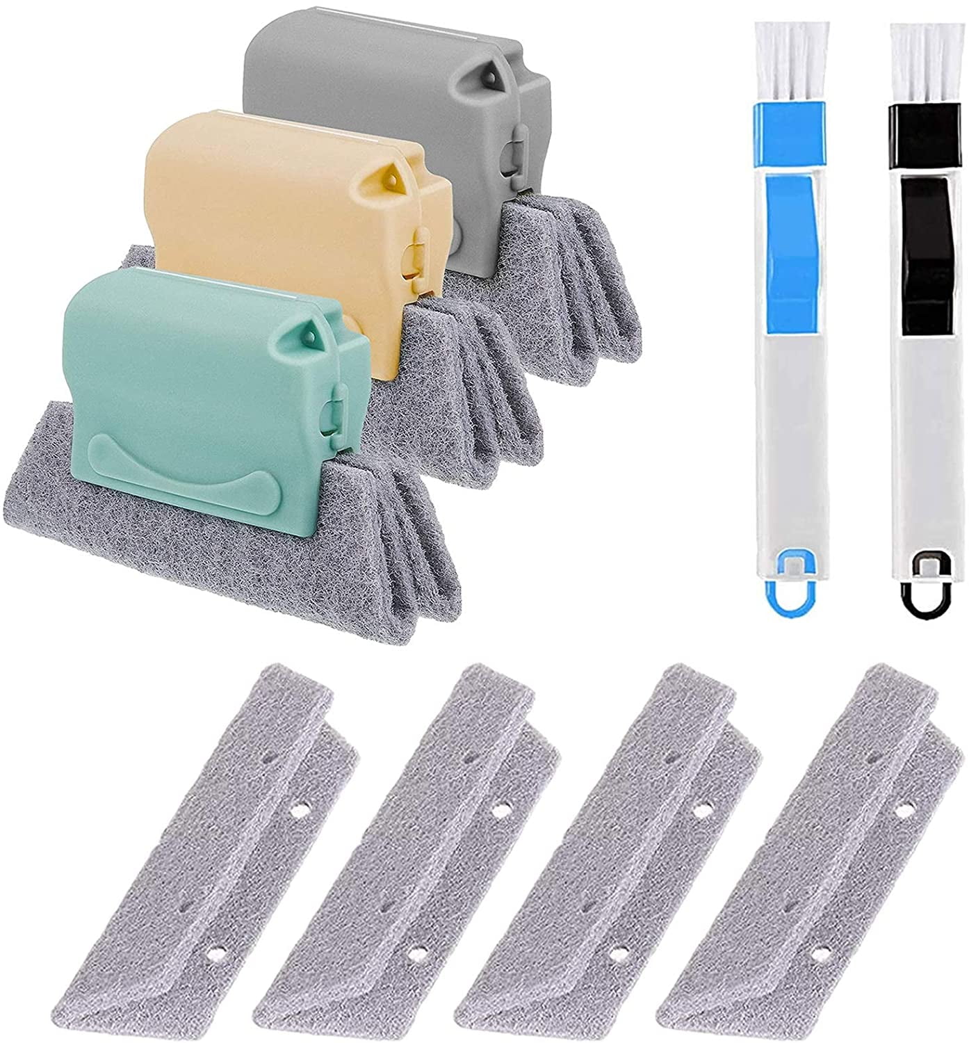 Magic Window Track Cleaner, Window Groove Cleaning Brush Tools Set ...