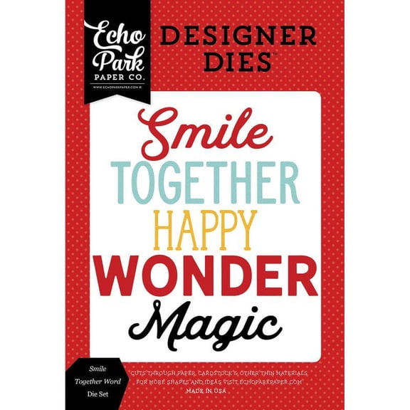 Magic & Wonder: Smile Together Word Large Die Set