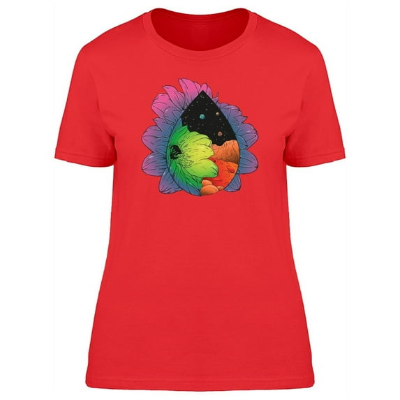 Magic World Flower Portal T-Shirt Women -Image by Shutterstock, Female Small