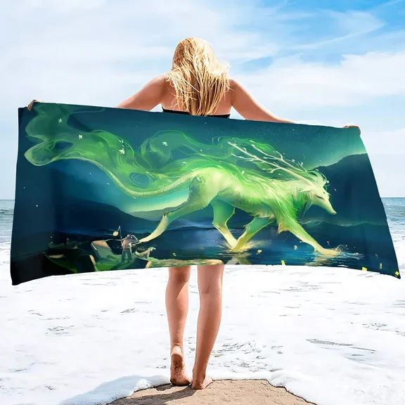 Magic World Oversize Beach Towel Clearance Towels,Extra Large Travel Pool Towel,Quick Dry Absorbent Bath Towels Blanket for Swim (5)