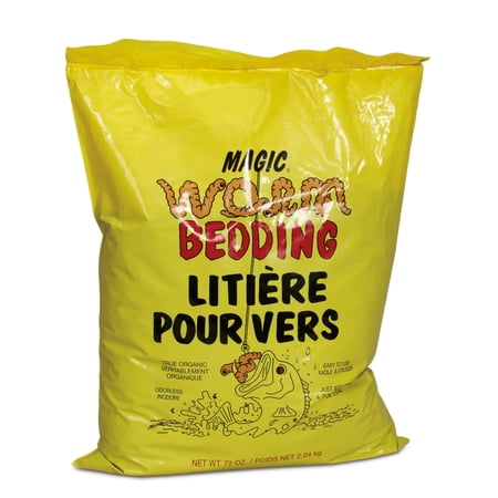 Magic Worm Bedding, 4-1/2 Lb, Clean And Odorless