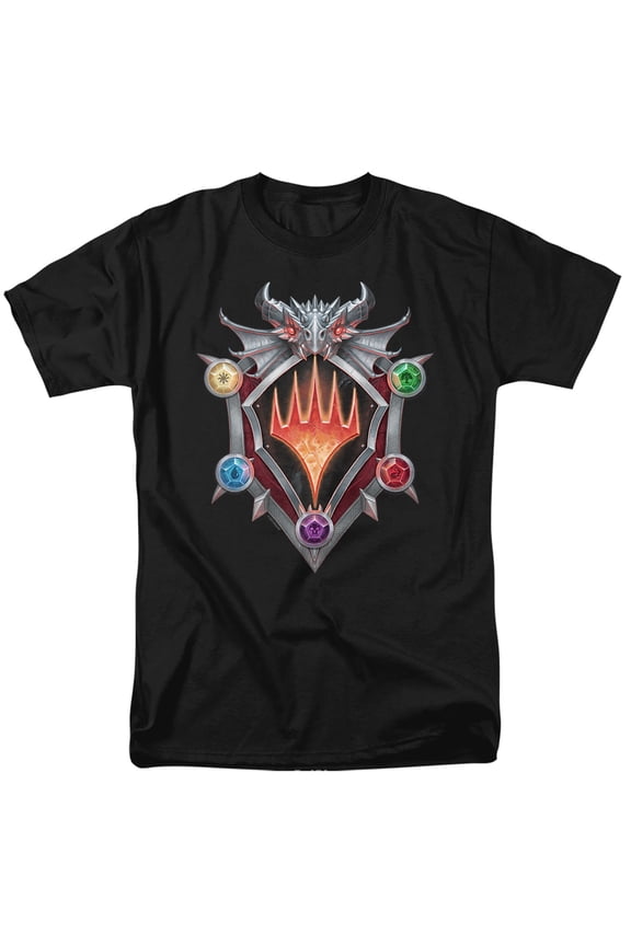 Magic X D And D - Adventures In The Forgotten Realms T-Shirt Afr Shield Logo Unisex Graphic Tee For Men & Women