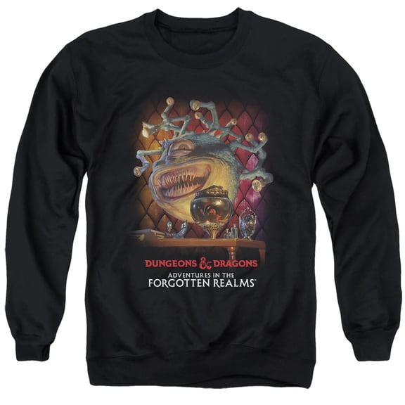 Magic X D & D  Adventures In The Forgotten Realms Xanathar Unisex Adult Crewneck Sweatshirt, Xanathar, 3X-Large