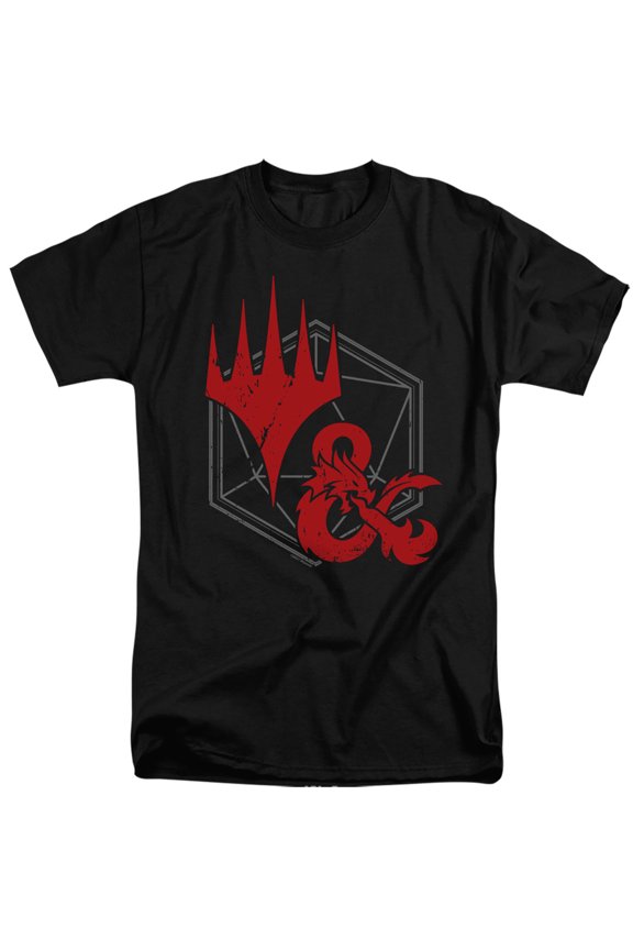 Magic X D & D Adventures in The Forgotten Realms AFR Crossover Logo Unisex Adult Tall T Shirt, AFR Crossover Logo, X-Large