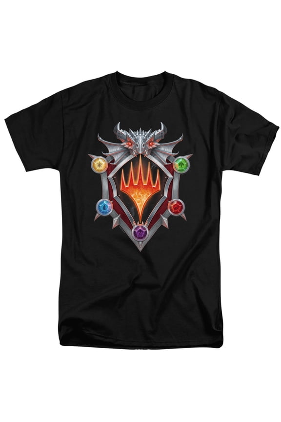 Magic X D & D Adventures in The Forgotten Realms AFR Shield Logo Unisex Adult Tall T Shirt, AFR Shield Logo, X-Large
