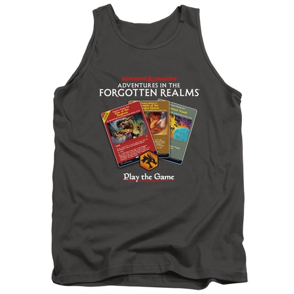 Magic X D & D  Adventures in The Forgotten Realms Cards Unisex Adult Tank Top, Cards, Large