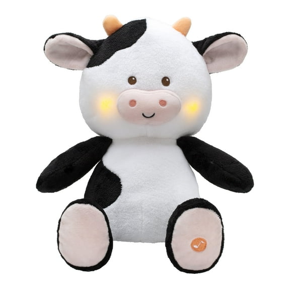 Magic Years 11 inch Light up Musical Cow Plush Animal Toy plays Twinkle Twinkle Little Star