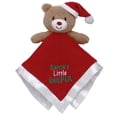 thumbnail image 1 of Magic Years Christmas Santa Bear 12 inch Plush Snuggle Buddy® Blanket with Rattle and Embroidery, 1 of 1