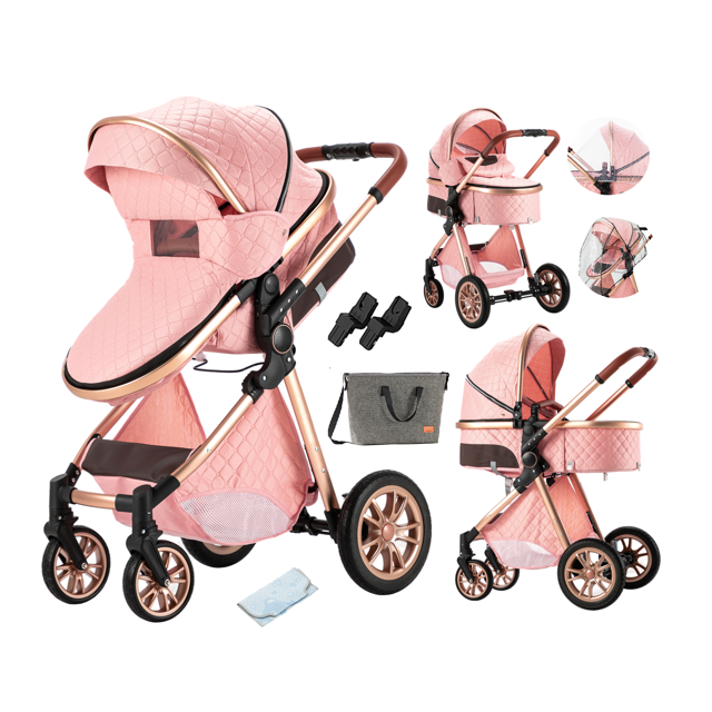Magic ZC Baby Stroller 2in1 Multifunctional Travel Systems
