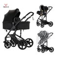 Magic ZC Baby Stroller 3in1 Baby Travel System with Accessories,40lbs