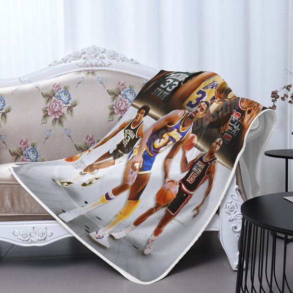 Magic and Johnson Ice Silk Blanket.40"x50"