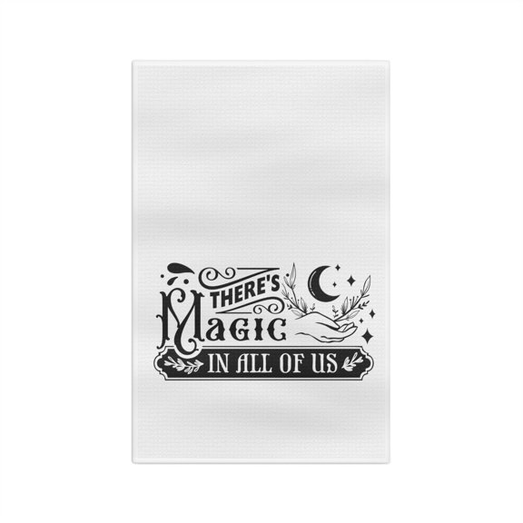 Magic in All of Us White Tea Towel
