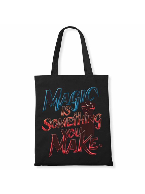 Magic is Something You Make. Scary Movie Fan Scream Zombie Hand Halloween Canvas Bag 1Pc
