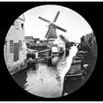 thumbnail image 1 of Magic lantern slide circa 1900.Victorian. A windmill on the river with old houses and work yards by John Short / Design Pics, 1 of 3