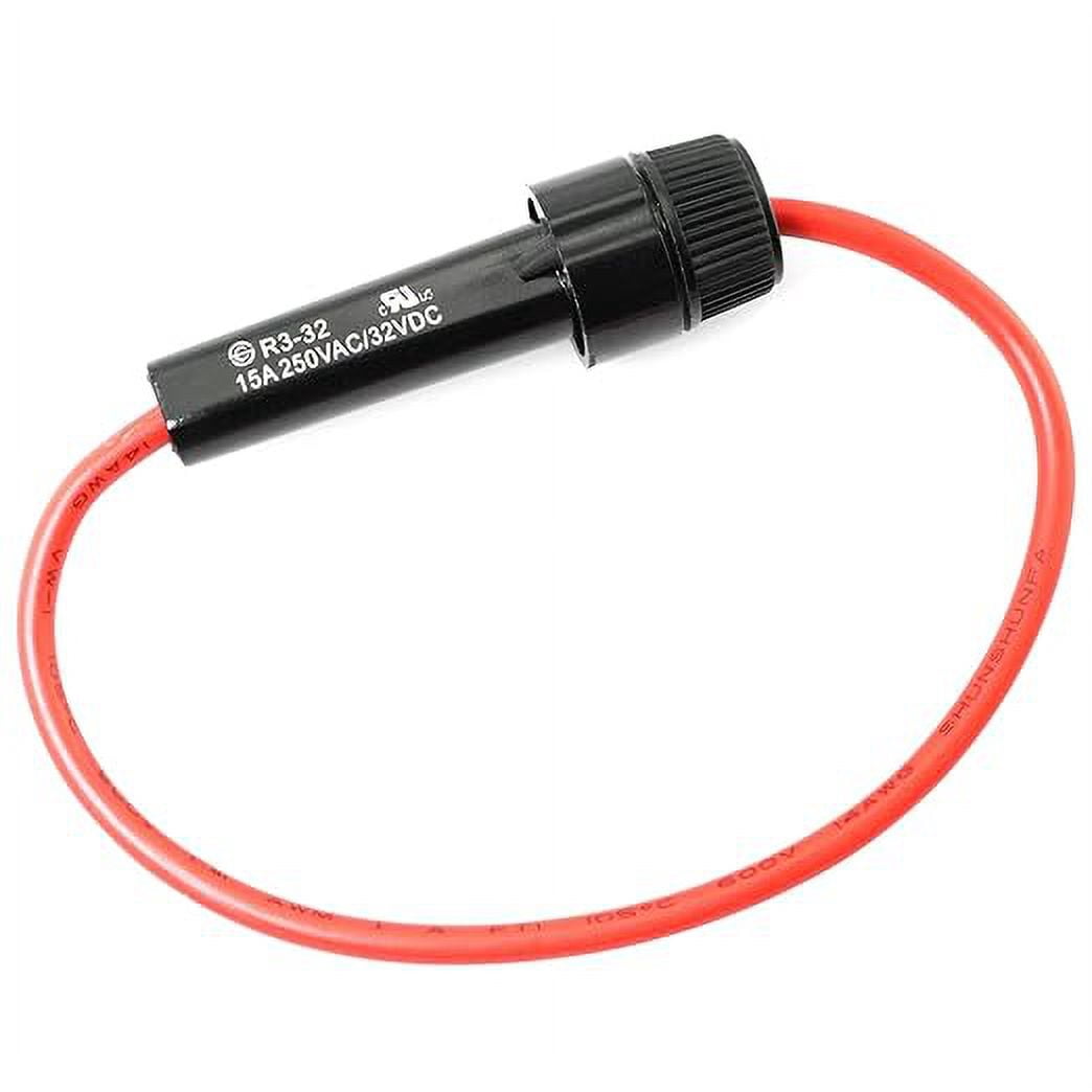 Magic&shell Inline Fuse Holde with 6x30mm 1A~15A Fuse - Walmart.com