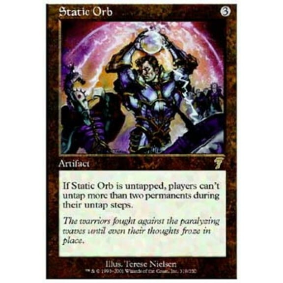 Magic the Gathering - 7th Edition - Static Orb Light Play