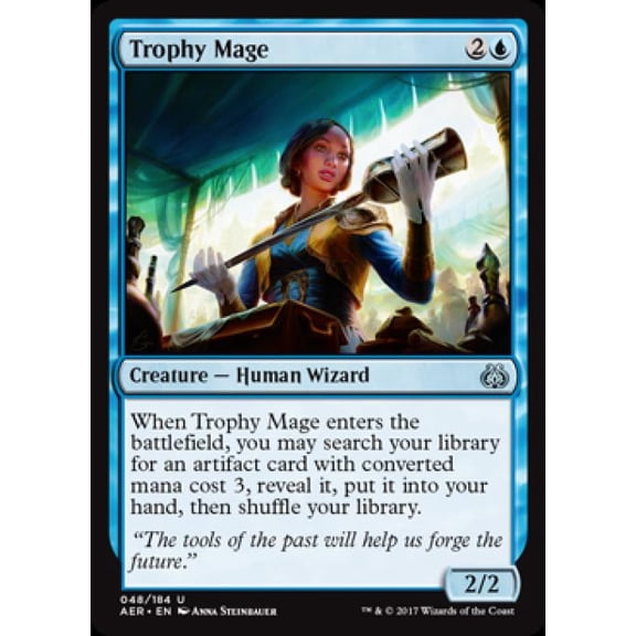 Magic the Gathering - Aether Revolt - Trophy Mage Near Mint Foil