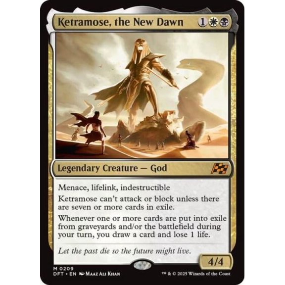 Magic the Gathering - Aetherdrift - Ketramose, the New Dawn Near Mint Foil