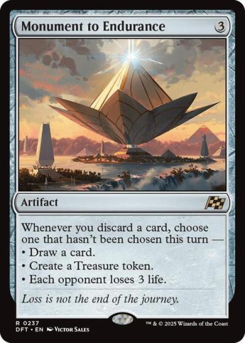 Magic the Gathering - Aetherdrift - Monument to Endurance Near Mint