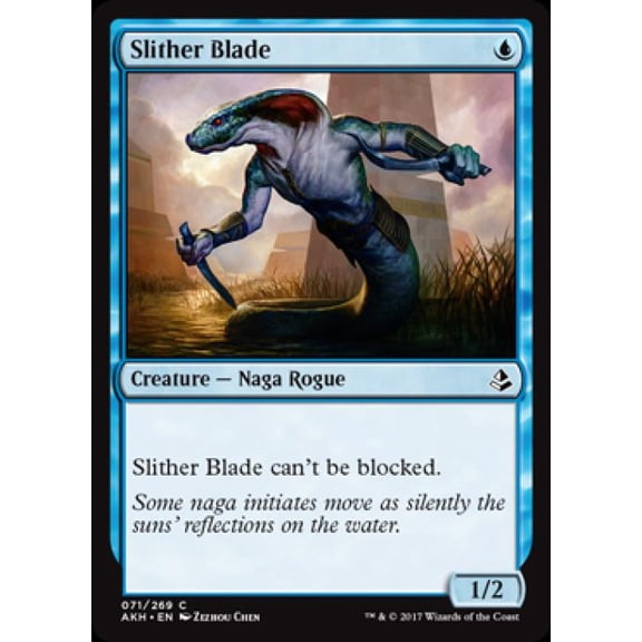 Magic the Gathering - Amonkhet - Slither Blade Light Play Foil