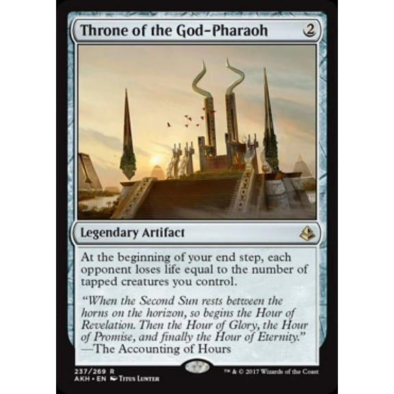 Magic the Gathering - Amonkhet - Throne of the God-Pharaoh Near Mint Foil