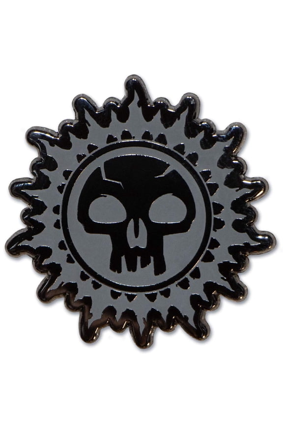 Magic the Gathering Black Swamp Mana Enamel Lapel Pin