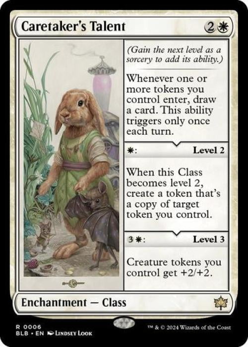 Magic the Gathering - Bloomburrow - Caretaker's Talent Near Mint