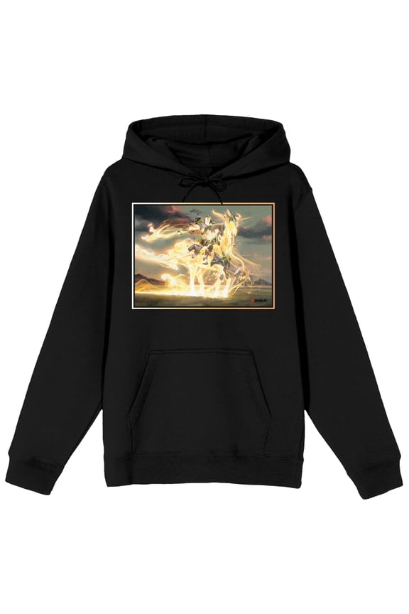 Magic the Gathering Cavelier of Dawn Men's Black Sweatshirt-XS