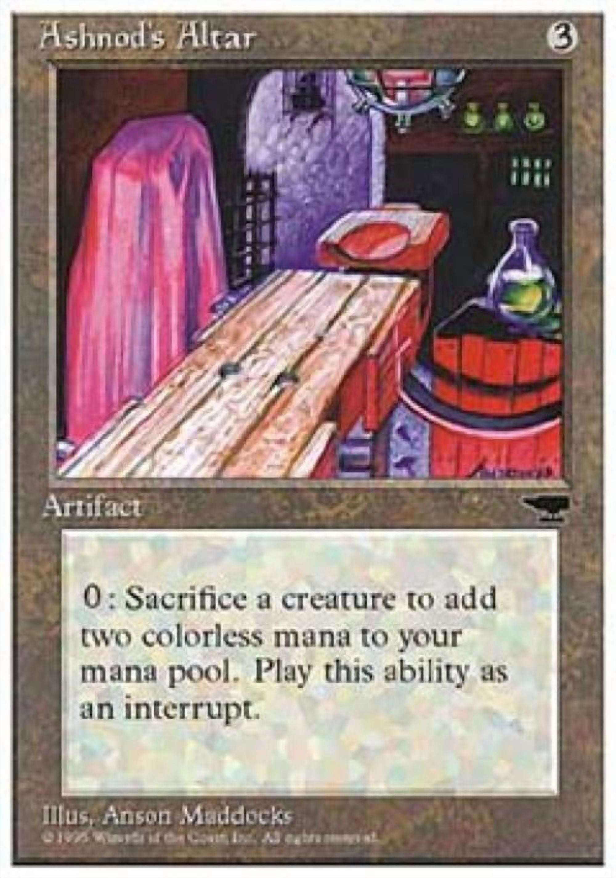 Magic the Gathering - Chronicles - Ashnod's Altar Light Play