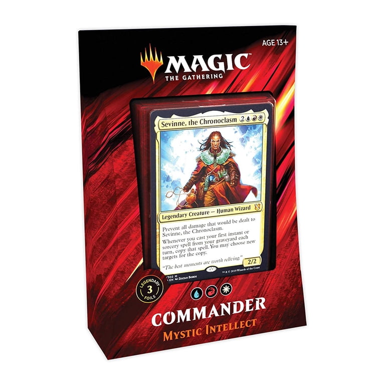Magic: The Gathering - 2019 Standard-Ready Mystic Intellect Commander Deck  - Walmart.com