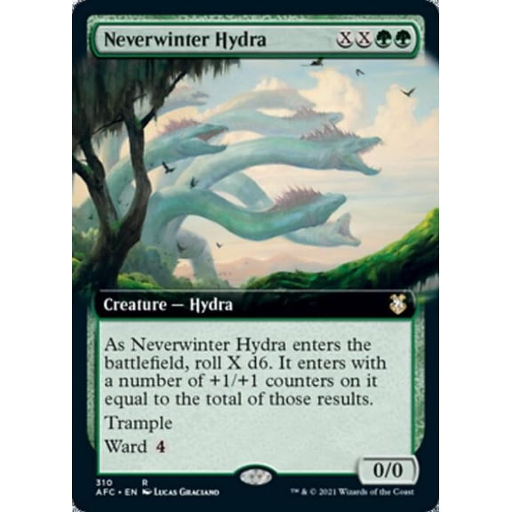Magic the Gathering - Commander 2021 Forgotten Realms - Neverwinter Hydra (Extended Art) Near Mint