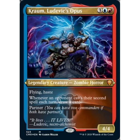 Magic the Gathering - Commander Legends - Kraum, Ludevic's Opus (Foil Etched) Near Mint Foil