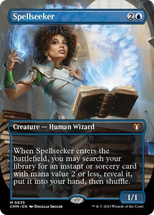 Magic the Gathering - Commander Masters - Spellseeker (Borderless) Near Mint