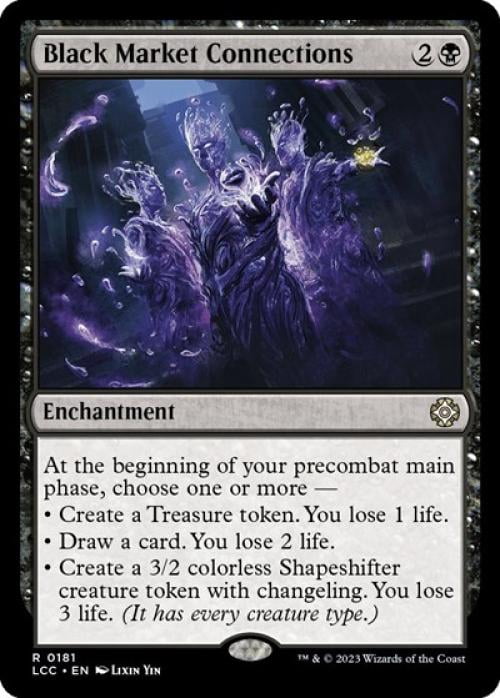 Magic the Gathering - Commander: The Lost Caverns of Ixalan - Black Market Connections Near Mint