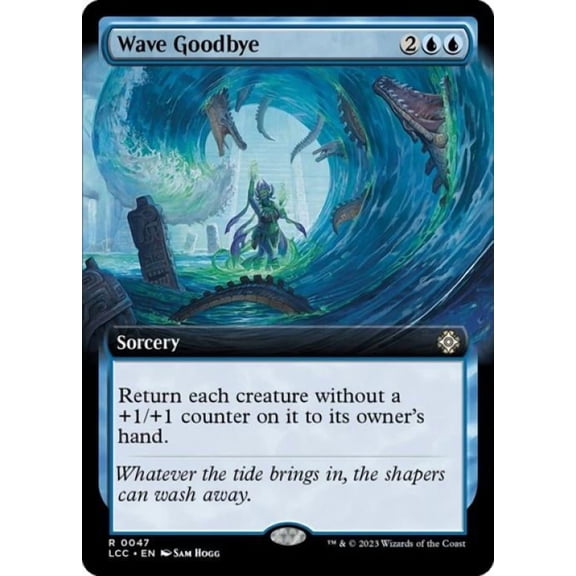 Magic the Gathering - Commander: The Lost Caverns of Ixalan - Wave Goodbye (Extended Art) Near Mint