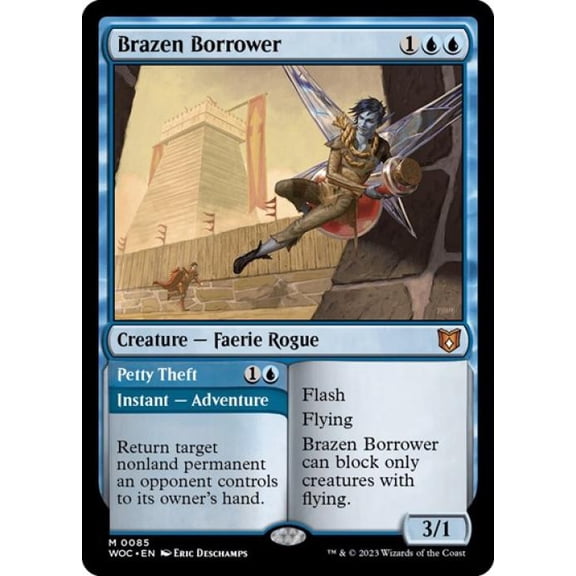 Magic the Gathering - Commander: Wilds of Eldraine - Brazen Borrower Near Mint