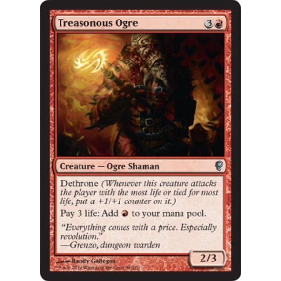Magic the Gathering - Conspiracy - Treasonous Ogre Near Mint