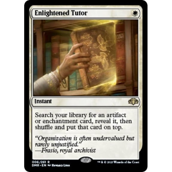 Magic the Gathering - Dominaria Remastered - Enlightened Tutor Near Mint