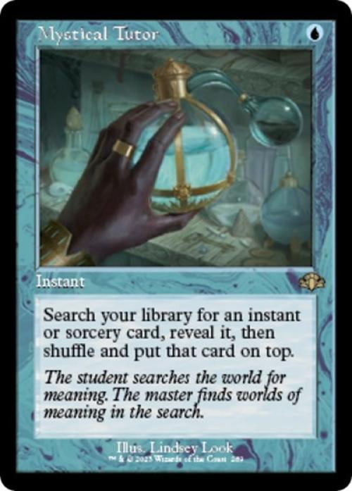 Magic the Gathering - Dominaria Remastered - Mystical Tutor (Retro Frame) Near Mint